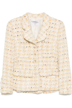 CHANEL Chamarra de tweed