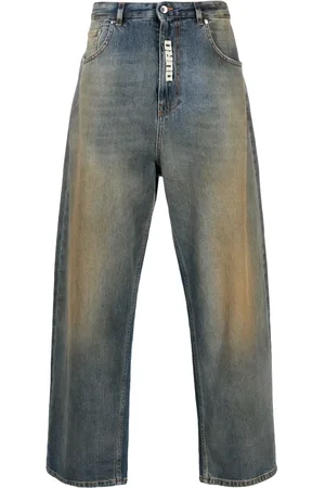 Msgm Jeans anchos con tiro medio