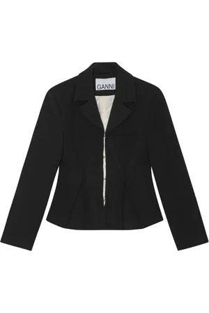 Ganni Blazer de crepé