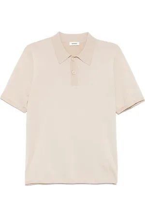 Sandro Playera tipo polo tejida manga corta