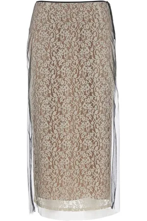 Fendi Falda midi a capas