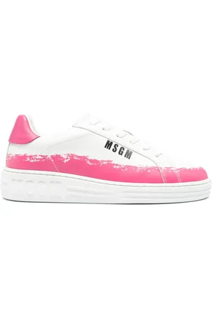 Msgm Tenis con logo estampado