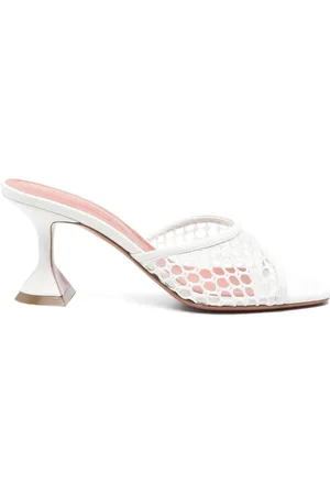 Amina Muaddi Mules Lupita con tacón 70mm