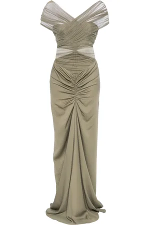 CHRISTOPHER ESBER Vestido largo de tul