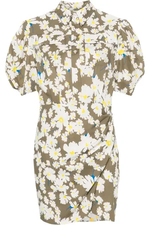 Msgm Vestido con estampado floral
