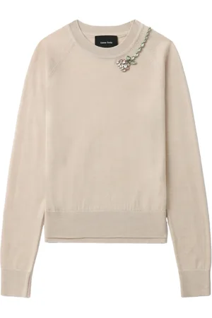 Simone Rocha Suéter con apliques florales