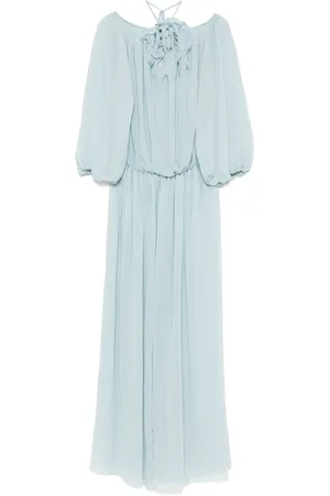 BLUMARINE Vestido largo de georgette