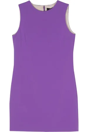 THEORY Vestido corto en crepé