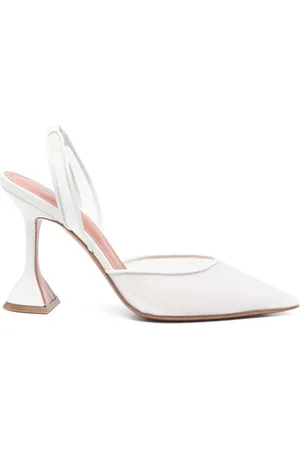 Amina Muaddi Zapatillas Holli con tacón de 100mm