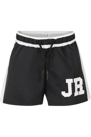 John Richmond Shorts de playa con logo estampado