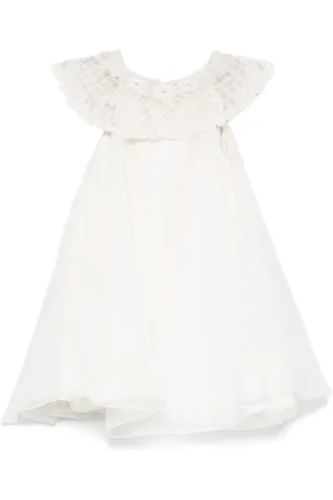 Maison Ava Vestido con cuello en contraste