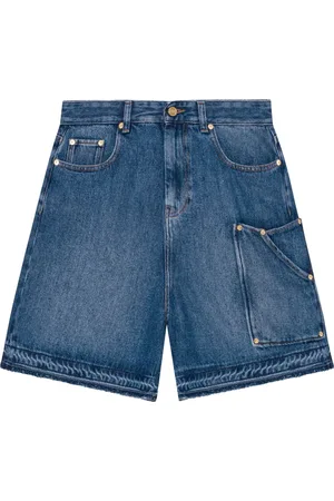 Ganni Shorts de mezclilla