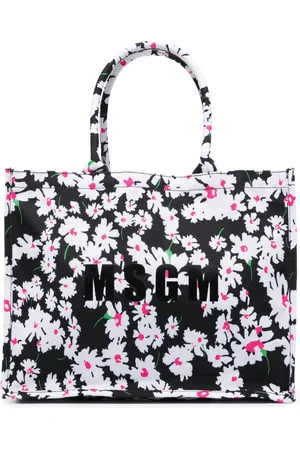 Msgm Tote con estampado floral