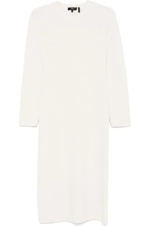 THEORY Vestido midi en bouclé