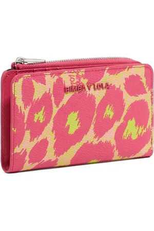 Bimba y Lola Cartera con estampado de leopardo y cierre