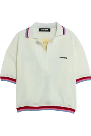 BARROW Playera con ribete de rayas