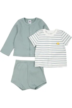 Petit Bateau Set de shorts tejidos de canalé