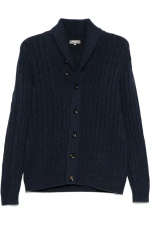 N.PEAL Cárdigan Garrick Shawl Cable
