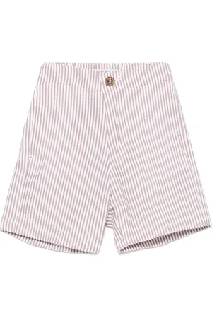 Manuel Ritz Shorts de tejido seersucker