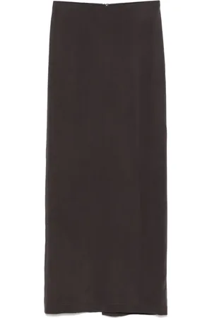ALYSI Falda midi de seda