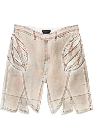 JUNTAE KIM Shorts estilo corset estampados