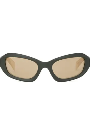 Karl Lagerfeld Lentes de sol con armazón geométrica