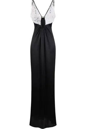Elisabetta Franchi Vestido de fiesta con aplique floral