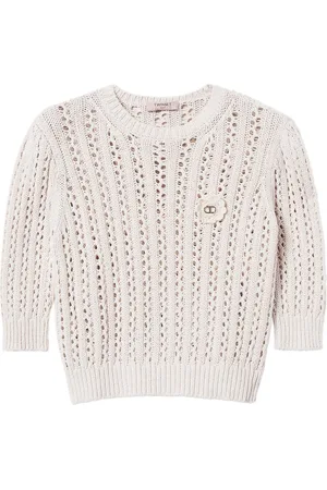 Twin-Set Suéter tejido de crochet