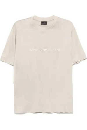 Emporio Armani Playera con logo bordado