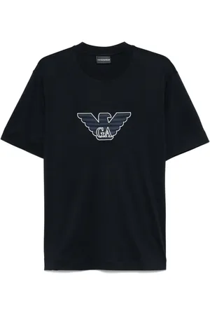 Emporio Armani Playera con parche del logo