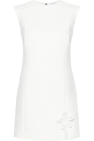 Msgm Vestido con aplique floral