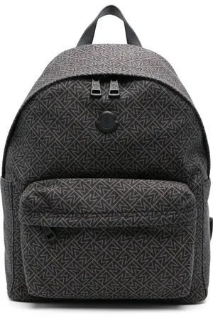 Moncler Mochila con monograma estampado