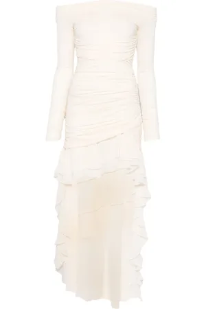 BLUMARINE Vestido corto con diseño asimétrico