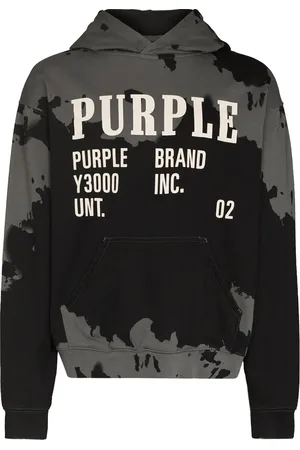 Purple Brand Hoodie con logo estampado