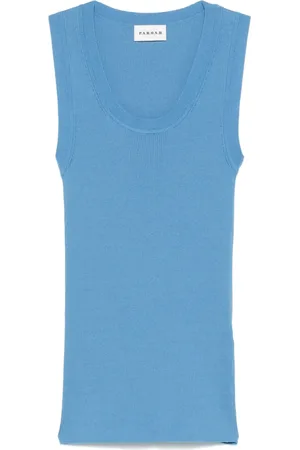 P.A.R.O.S.H. Camiseta de tejido fino de canalé