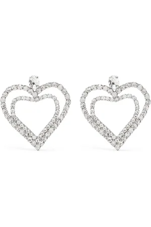 BLUMARINE Aretes en forma de corazón