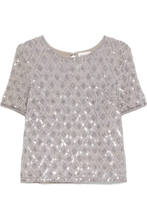 P.A.R.O.S.H. Playera con lentejuelas