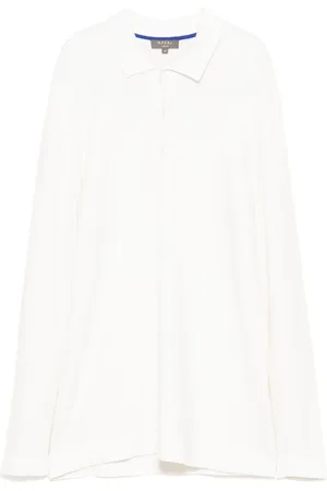 N.PEAL Playera tipo polo Moss Stitch