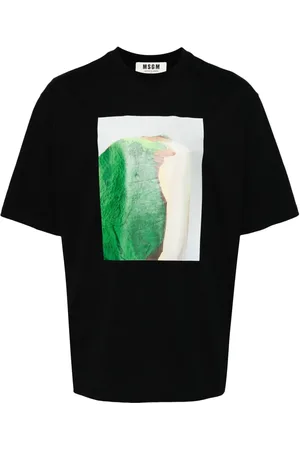 Msgm Playera con estampado gráfico