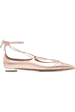 Aquazzura Flats con logo estampado