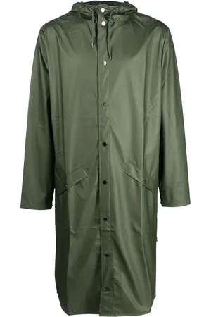 Rains Impermeable con capucha y cordones