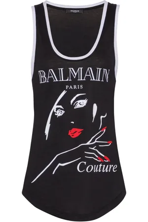 Balmain Camiseta con estampado gráfico