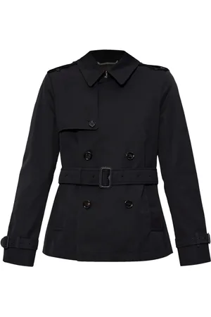 Burberry Chamarra estilo gabardina con doble botonadura