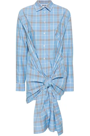 Msgm Camisa con dobladillo asimétrico