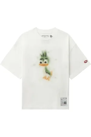 Maison Mihara Yasuhiro Playera con estampado gráfico