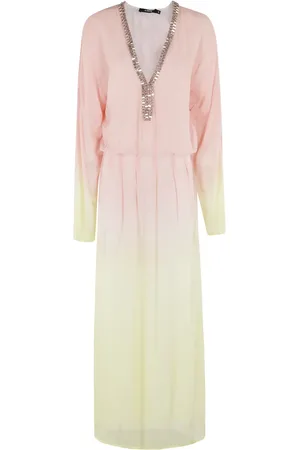 AMEN Vestido largo con efecto degradado