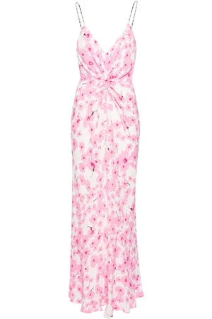 Msgm Vestido largo con detalle de nudo