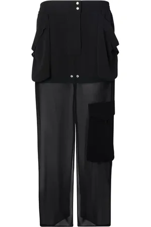 Pinko Falda larga de georgette