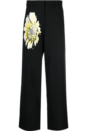 Msgm Pantalones de vestir con cierre oculto