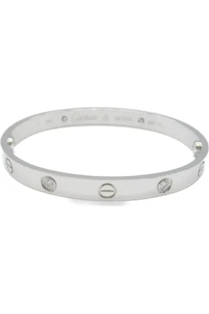Cartier Pulsera Love en oro blanco de 18kt con diamante 2010 de archivo
